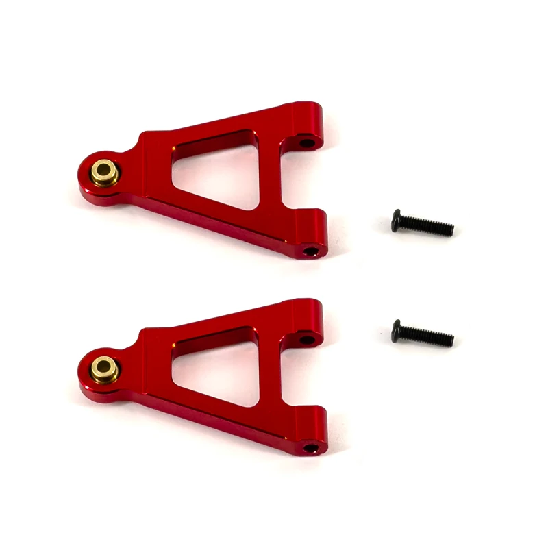 Mjx Hyper Go 1/14 14301 piezas de actualización, brazo oscilante inferior delantero de Metal para coche Rc CNC, accesorios de aluminio