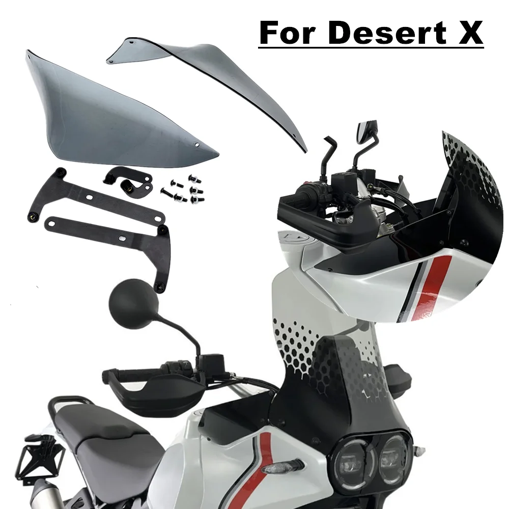 

Боковое ветровое стекло мотоцикла для Ducati Desert X Desert TX 2022 2023, Боковой Отражатель воздуха, ветровое стекло