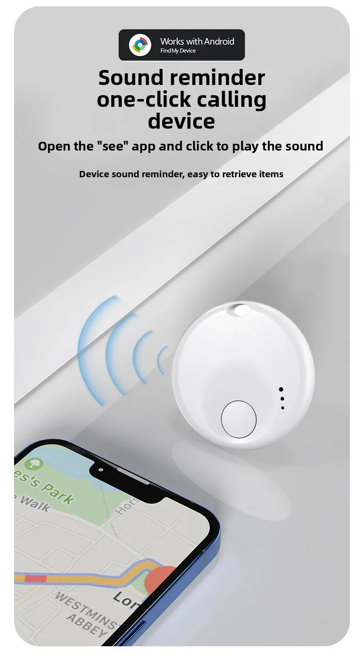Google Find My Gps-трекер Android Smart Activity Airtag Носимые устройства Android Finder Air Tag Tracker Автомобильная умная электроника