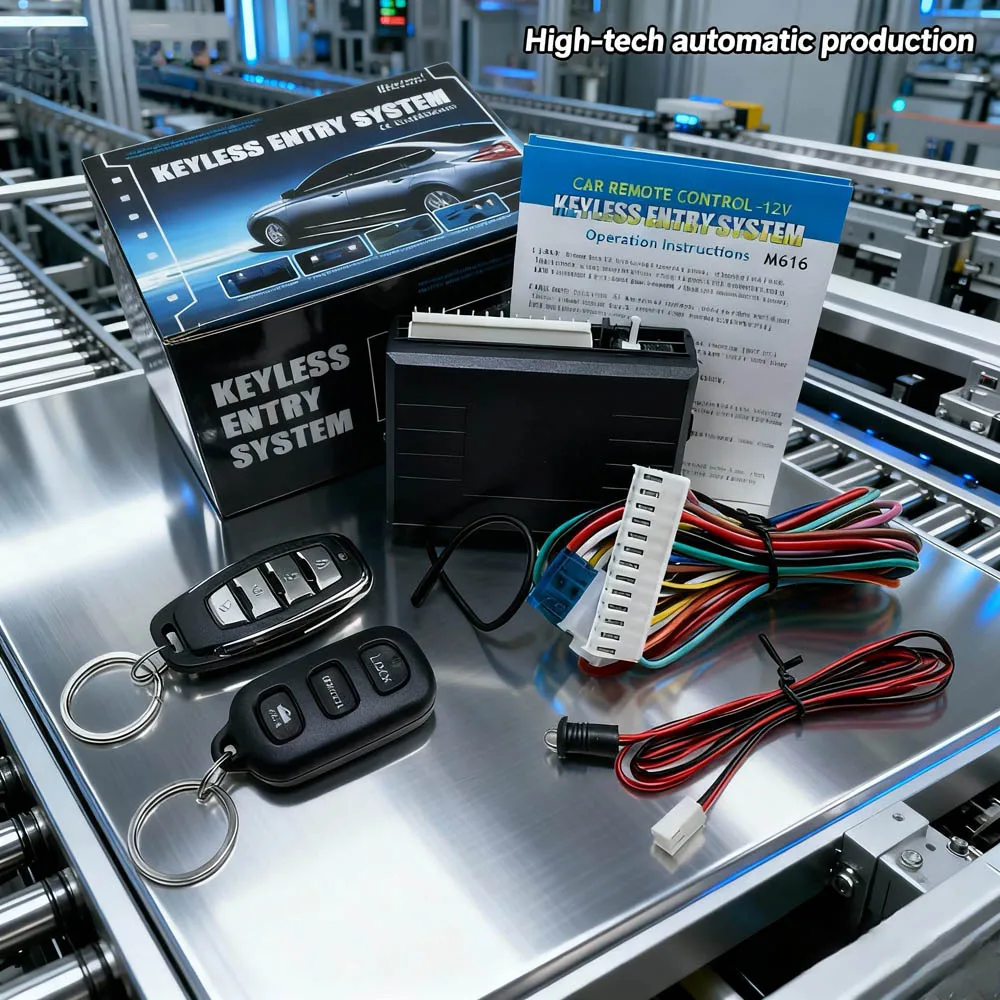 

Universal Car Alarm Auto Start Stop System Remote Control Engine Ignition Autostart Kit Keyless Push Start System Car Accessorie