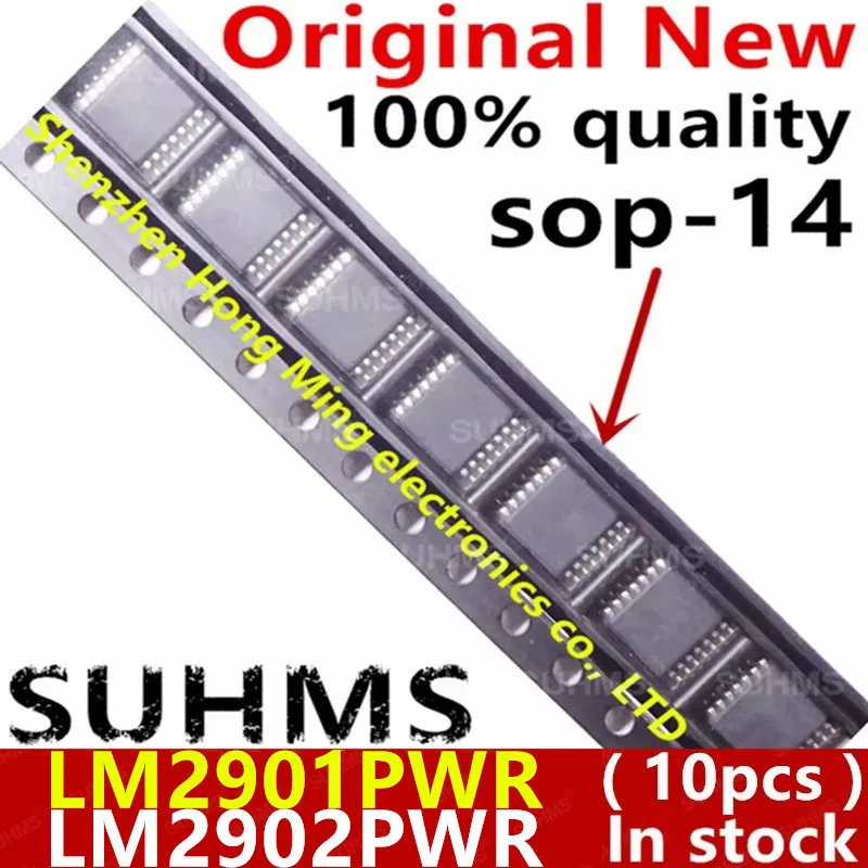 (10piece)100% New LM2901PWR LM2902PWR LM2901 LM2902 L2901 L2902 sop-14 Chipset