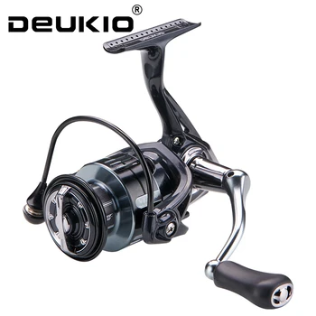 DEUKIO 낚시용 금속 스풀 스피닝 릴, 2000-7000 최대 드래그 15kg, 낚시 액세서리