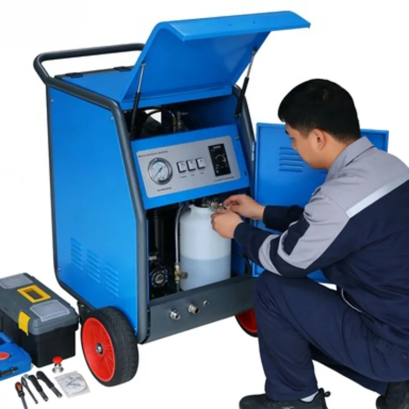 

Heavy Duty Dry Ice Blasting Machine Portable Industrial Cleaner for Paint Grease Rust Removal