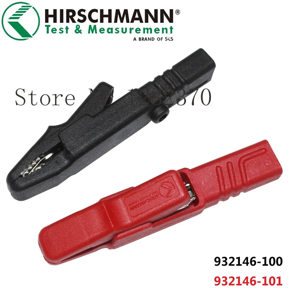 [SA] German imports HIRSCHMANN AK2S 4mm socket or tighten the screw terminal insulated alligator clips  --10PCS/LOT