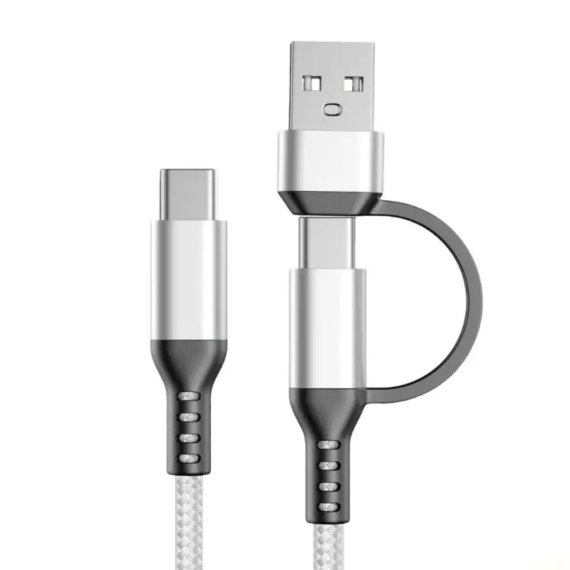 B03F 1m Long Fast Speed 60W Type C/USB Cable Line with Nylon Braided 100cm