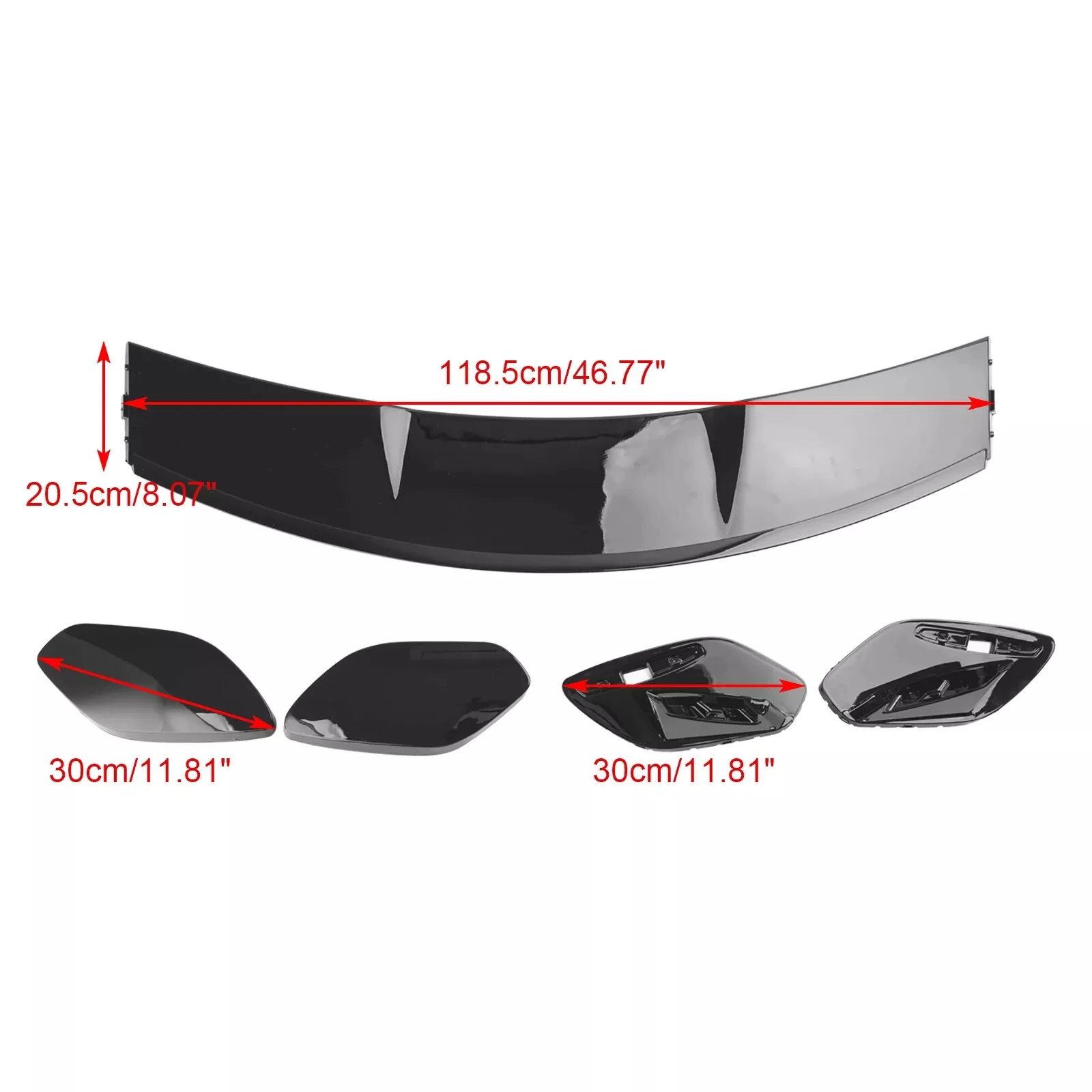 Glossy Black A45 AMG Style Rear Roof Spoiler For 2013-2022 Mercedes Benz A Class W176 W177 A180 A200 A250 A260 Tail Wing Trunk