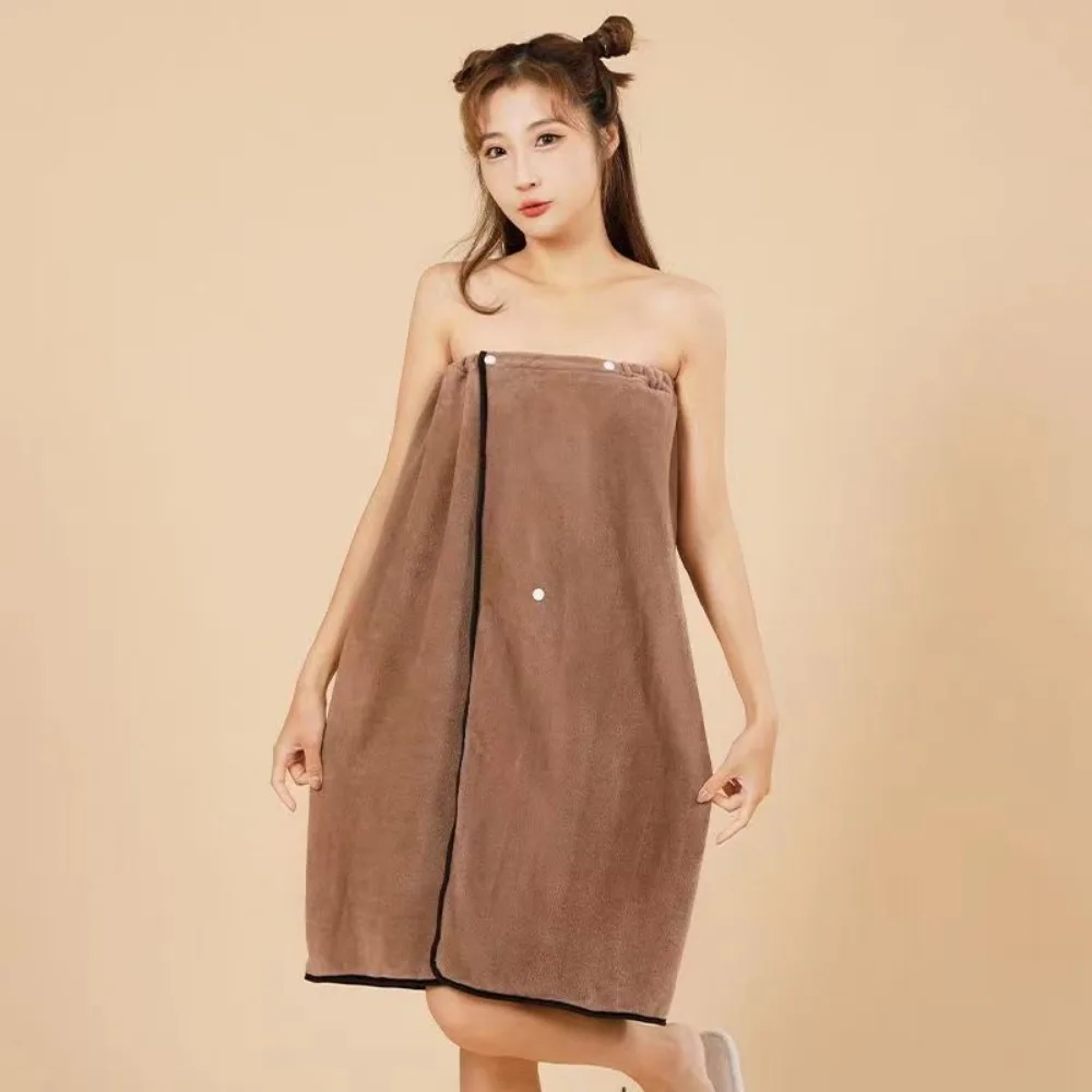 

Beach Towel Microfiber Lady Bathrobe Cartoon Thickened Wrap Shower Skirt Comfortable Absorbent Bath Skirt Lady
