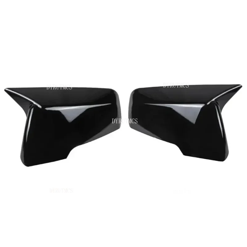 Rearview Side Mirror Cover Fit For Chevrolet Traverse 2018-2023 Car Sticker Wing Cap Exterior Door Case Trim Carbon Fiber Black