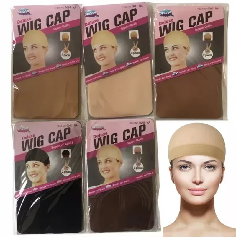 

Ventilated Nylon Mesh Nude Stocking Wig Cap Stocking Wig Caps Stretch Mesh Caps Stocking Caps for Making Wigs Free Size