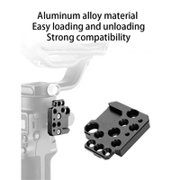 Expansion Adapter Board Metal Monitor Mount Holder Plate Camera Gimbal Bracket for DJI Ronin RS3/RS2/RSC2/SC/S Gimbal Stabilizer