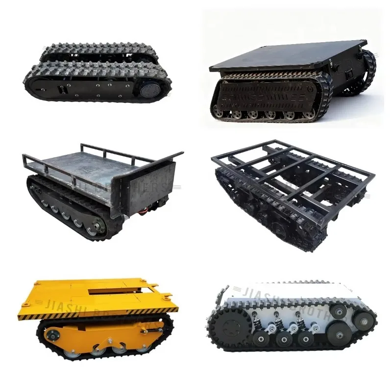 【مشعبية】 هيكل مجنزرة مركبة مجنزرة للأحمال الثقيلة، ناقل مجنزرة يتم التحكم فيه عن بعد