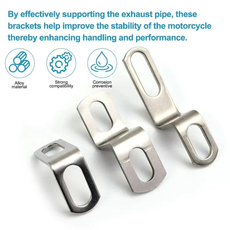 Z L نوع تصاعد بين قوسين لإصلاح الأنابيب تعديل الملحقات أجزاء الفولاذ المقاوم للصدأ العادم شماعات قوس عدة الدراجات النارية