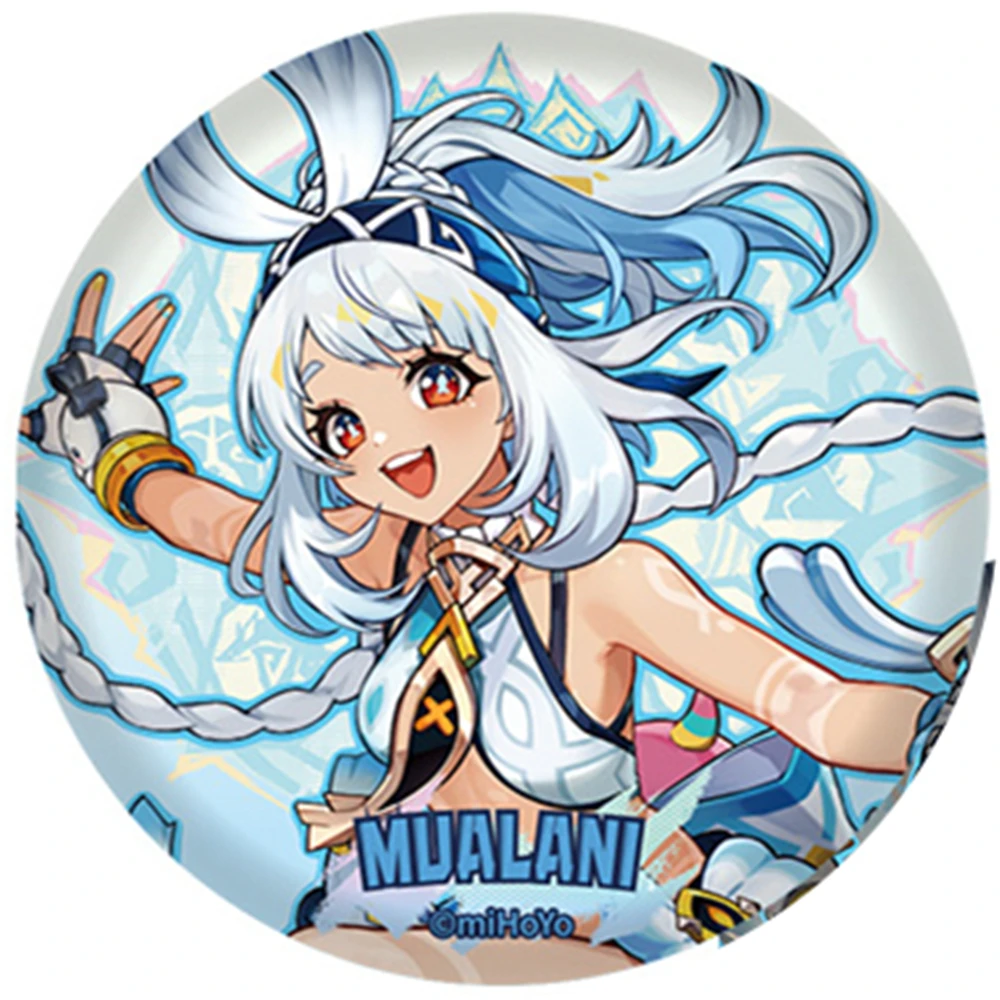 58 مللي متر لعبة جينشين إمباكت كينيش تيرن فاير هانت كاتشينا مولاني يوميميزوكي ميزوكي كوسبلاي زي شارة دبوس SPTE صفيح بروش #2