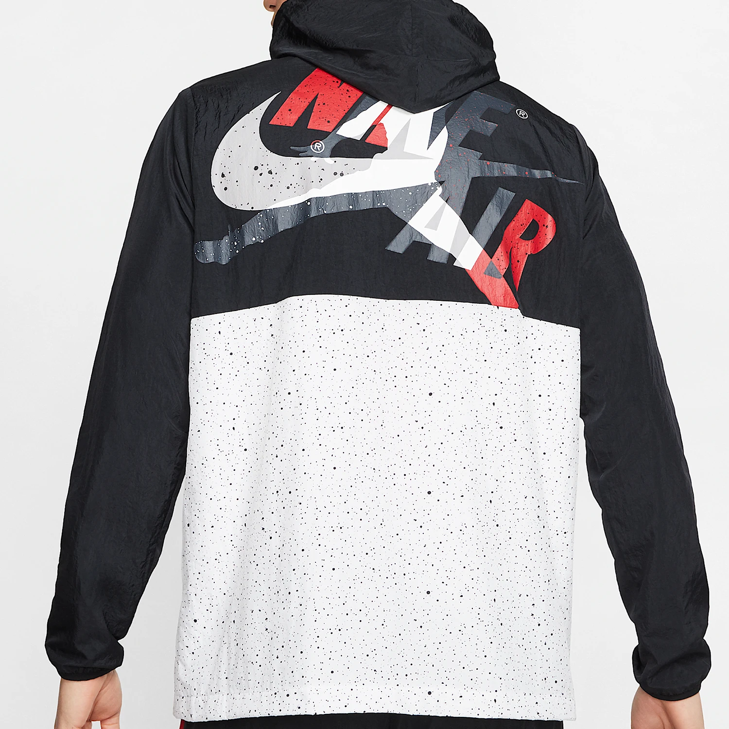 Nike genuine new men's hooded patchwork sports fashion casual jacket CT9369-010