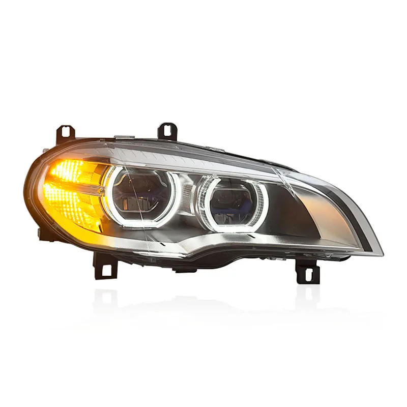 

daytime running lights Specially designed for the 07-13 X5 headlight assembly E70 modification, new LED headlights,