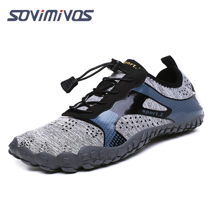 New Unisex Water Sports Shoes Orange Quick dry Swimming Shoes Outdoor Beach Play Shoes Barefoot Upstream Diving Shoes Men 2022