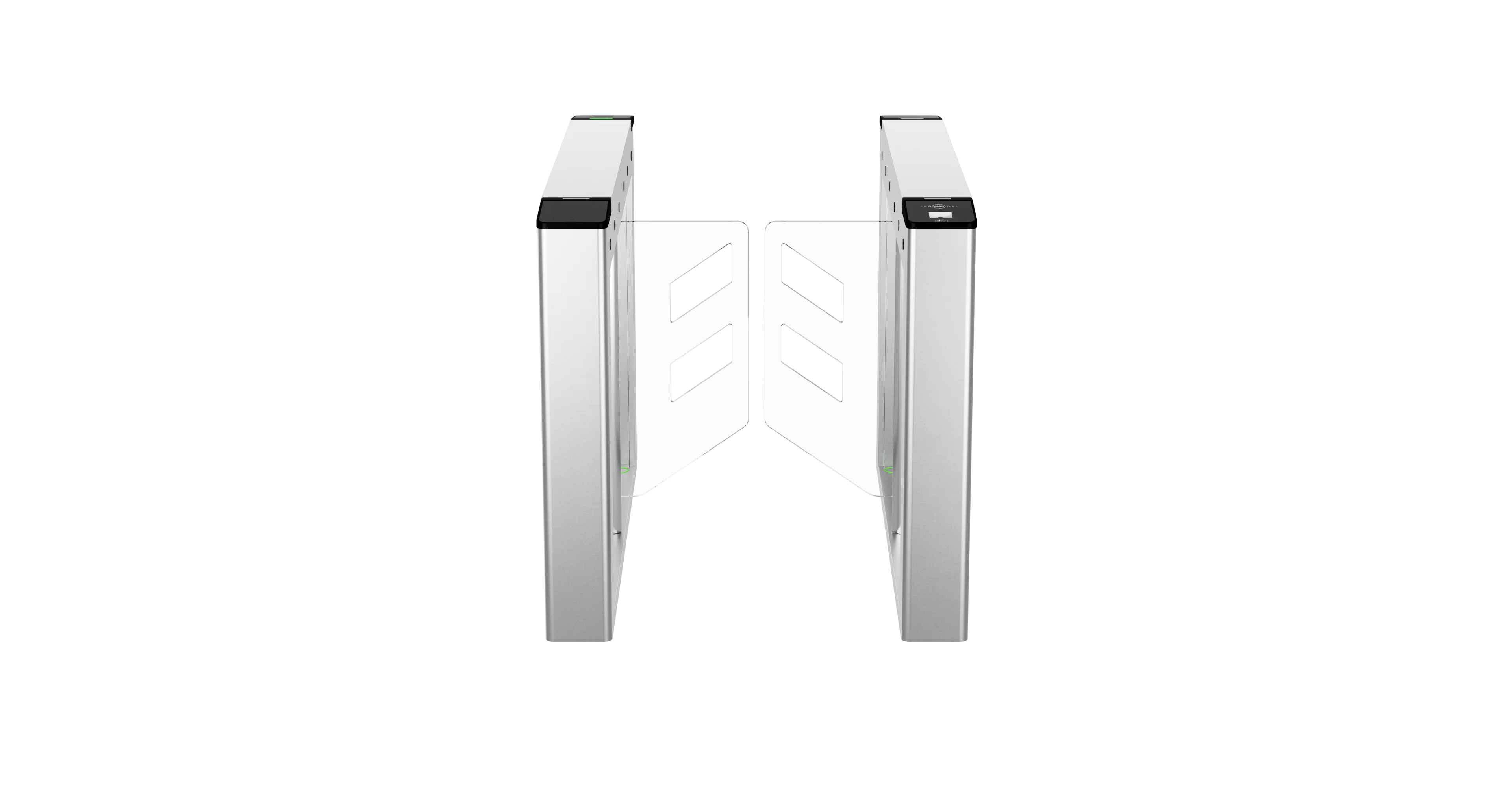 304 Roestvrijstalen Draaihek Uitgerust Met Rfid En Qr Code Scanner Toegangscontrole