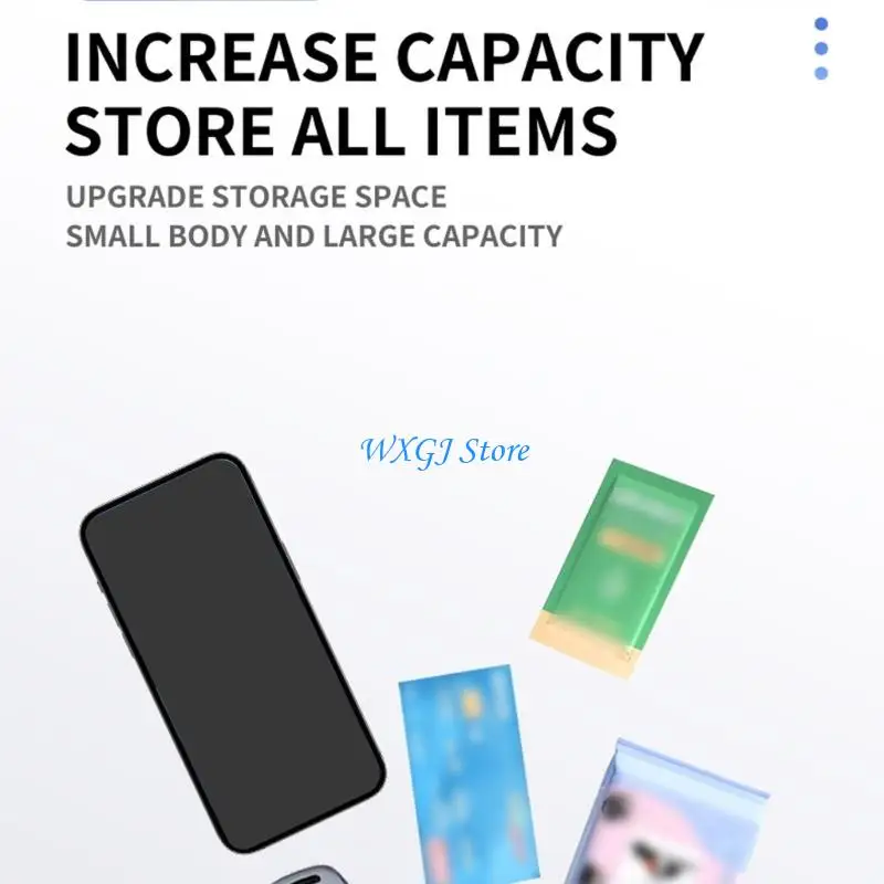 37JE Multifunction Car Interior Leather Storage Strong Adhesive Backing Bags