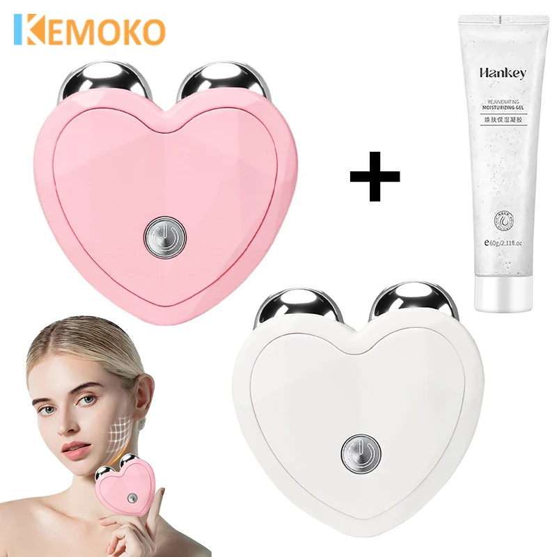 Face Lifting Machine Facial Massager Microcurrent Roller Charging Facial Anti  Skin Tightening Wrinkle Rejuvenation Beauty tool