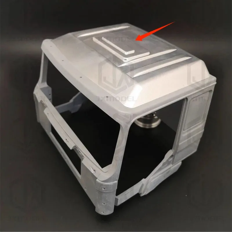 

Low top JXmodel model CNC aluminum alloy 1/14 for MAN F2000 Delong truck mud head suitable Truck Accessories