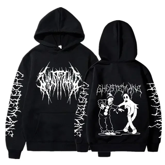 Ghostemane Hoodie Men's Women's Fashion Cotton Hip Hoodie Sweatshirt Men's Clothing Rapper Sweatshirt Gothic Jacket