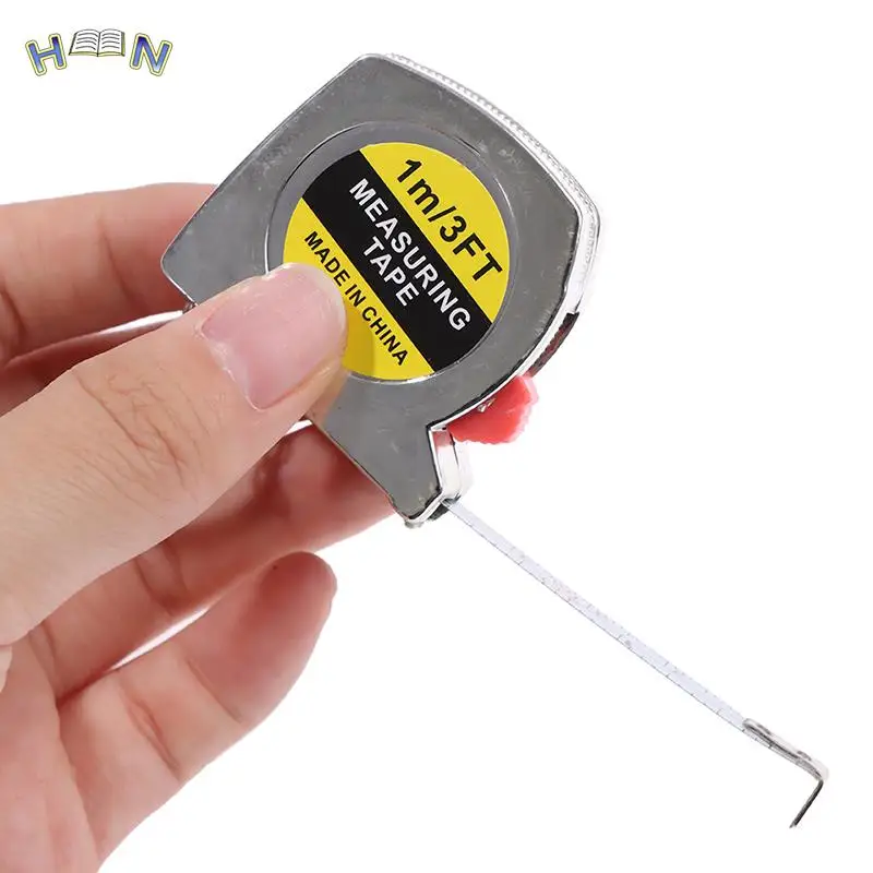 

1Pc Retractable Ruler Tape Measure 1m/3ft Sewing Cloth Metric Tailor Tool