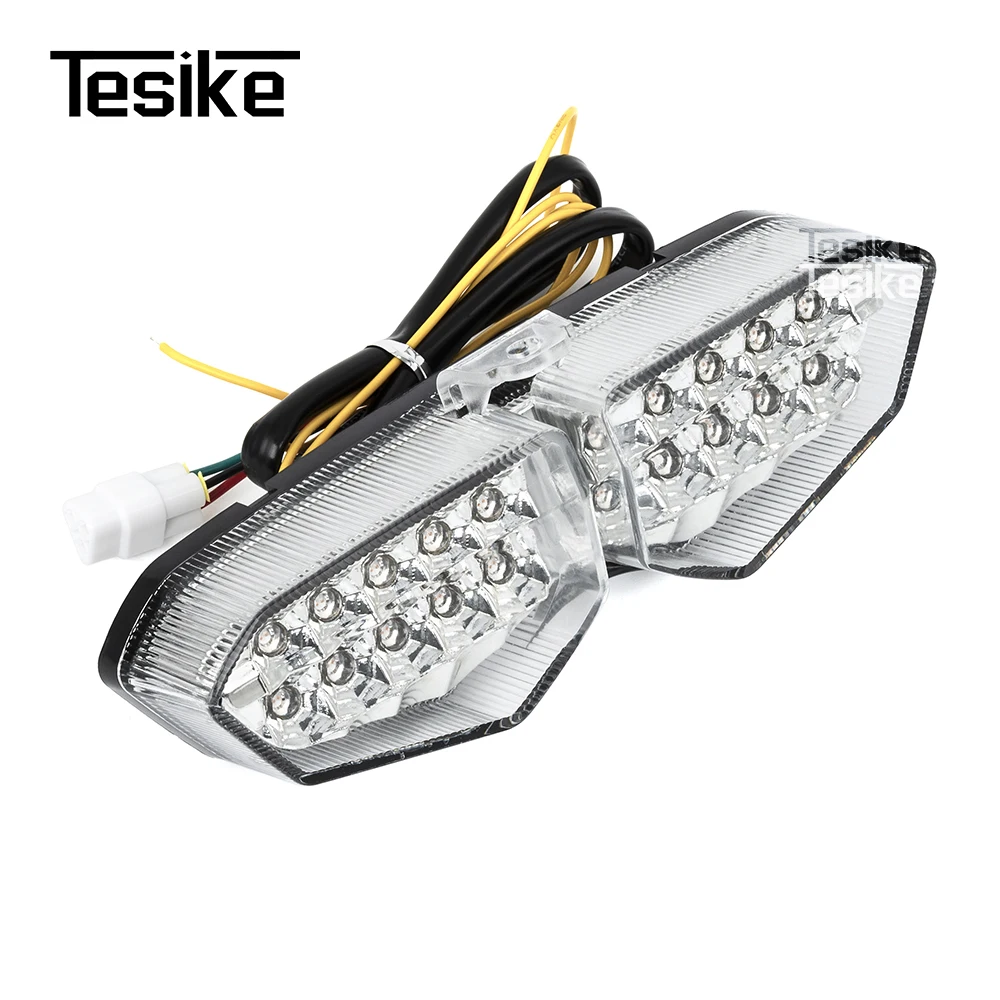 Rear Brake Tail Light Motorcycle LED Taillight for Yamaha YZF R6 2003-2004-2005 YZF R6S 2006-2007-2008 XTZ1200