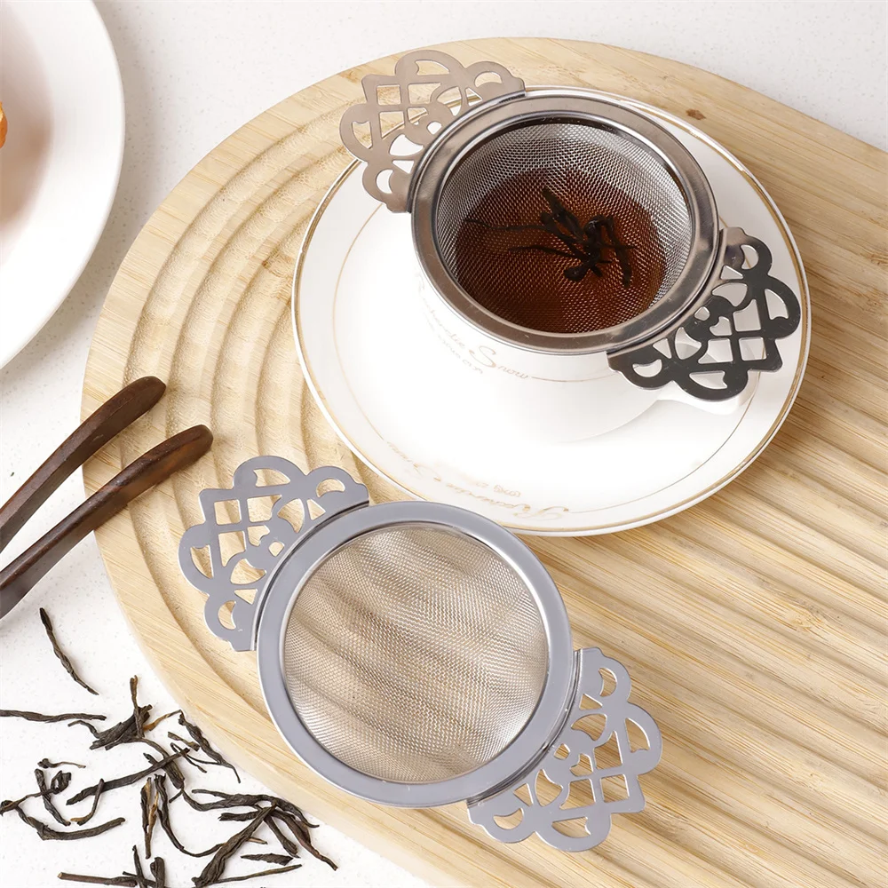 Stainless Steel Tea Strainer Traditional Hanging Infuser Filter Metal Tea Infuser Tea Strainer Gold/Silver 1PC