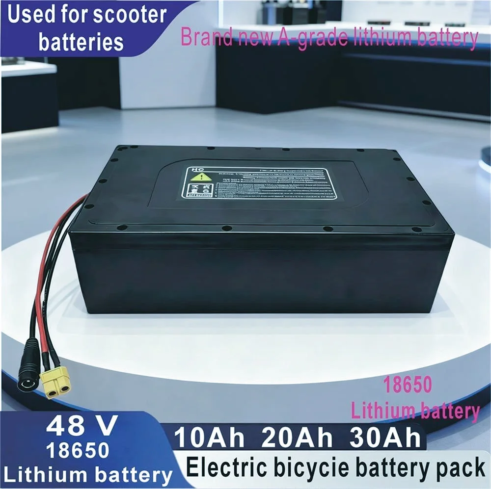 

48V 10Ah-30Ah Ebike Battery Electric Battery Lithium with BMS, Compatible with E-Bikes, Scooters, ATVs, Motorcycles and More