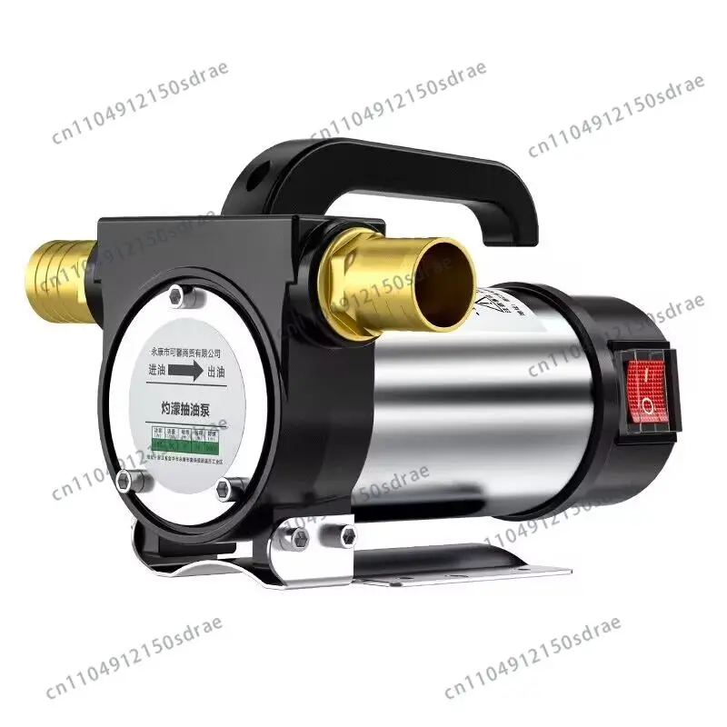 Electric Oil Well Water Pump 580W 220V Self Priming Diesel Fuel Delivery 50L/min DC 12V/24V for Home Garden Use