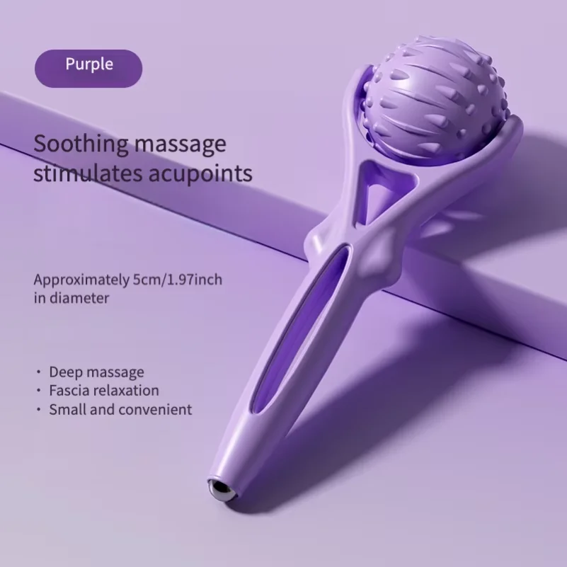 Handheld Fascia Cervical Massage Ball, Shoulder and Neck Muscle Relaxation Yoga, Back Fitness Meridian and Membrane Ball