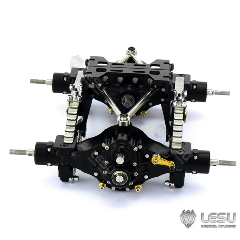 

LESU Metal Rear Suspension for Tamiyay 1/14 RC Tractor Truck Dumper Remote Control Toy Model Axle Th02086