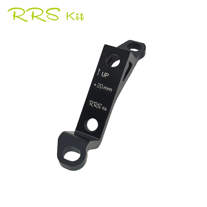 Rrskit Bicycle Brake Adapter +20mm Post Mount To Flat Mount Brake Adapter Mtb 140/160/180mm Bmx Aluminum Alloy Bike Accessories image 4
