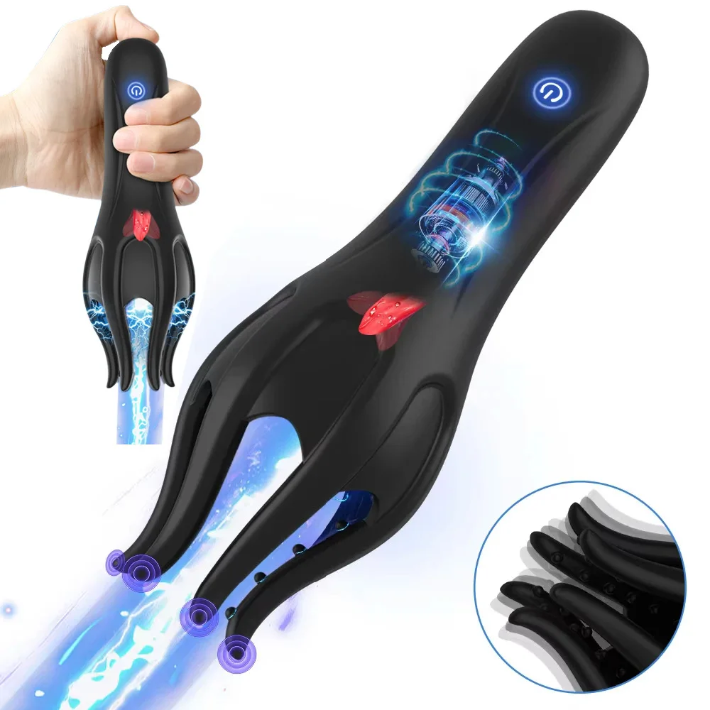Pro-Strength Male Massager | Intense Multi-Mode Vibration for Muscular Exercise & Performance Support
