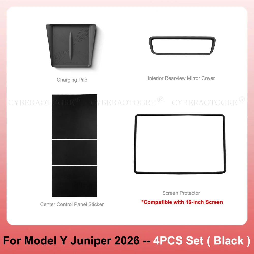 4PCS Black