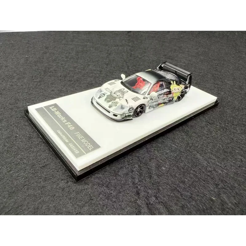 

FINE MODEL 1:64 F40 LB Works 2025 Foshan Modification Exhibition Alloy car model, Boys' toy, Adult Collectible ornament.