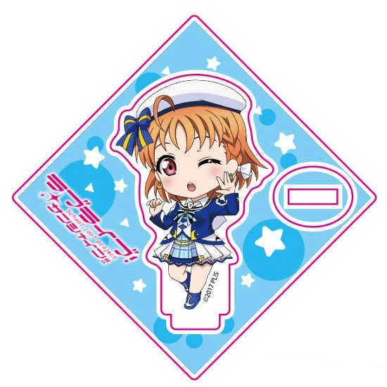 Fans Gifts Popular Anime LoveLive! Sunshine!!HD characters Mini Acrylic Stand Desktop Ornament birthday present Series About10cm