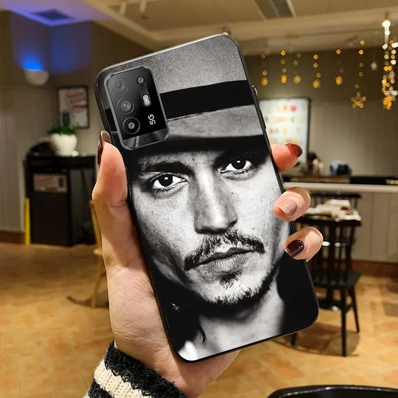 johnny depp funda Phone cover For OPPO A74 A78 A94 A98 A54 A72 5G A57 A9 A53S A96 A9 A53 A73 2020 4G Cases coque