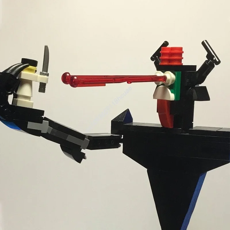 145 pièces MOC samouraï Jack Aku modèle blocs de construction Architecture cadeaux de noël bricolage jouets idée créative éducation enfants anniversaire