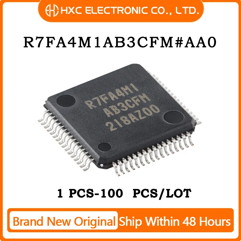 

1/5/10/50PCS 100% NEW IC R7FA4M1AB3CFM#AA0 R7FA4M1AB3CFM LQFP64