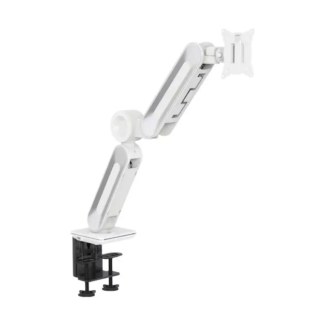 

Hot sell VM-GE81 Ultrwide Gas Spring RGB Heavy Duty 15-42 Inches Single Monitor Mount Desktop Monitor Arm With Light Type-C and