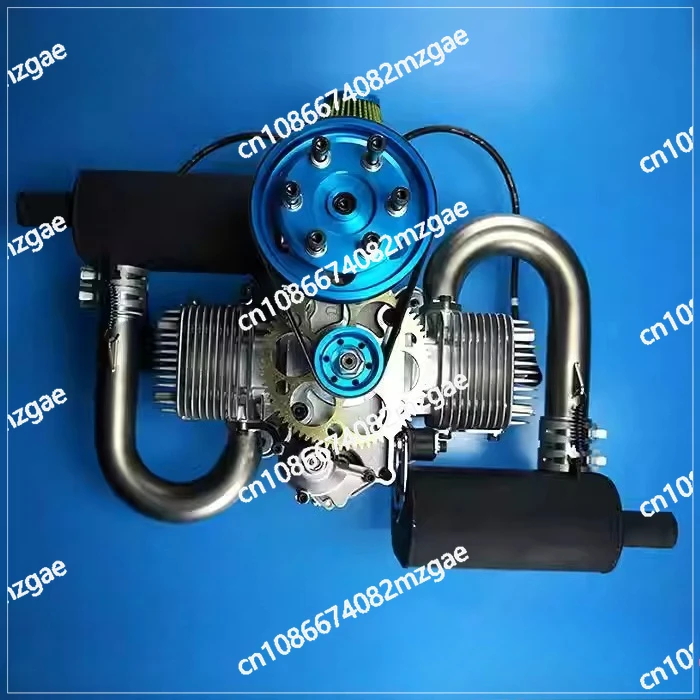 DLE200CC twin cylinder engine, twin cylinder two-stroke 200cc twin cylinder engine