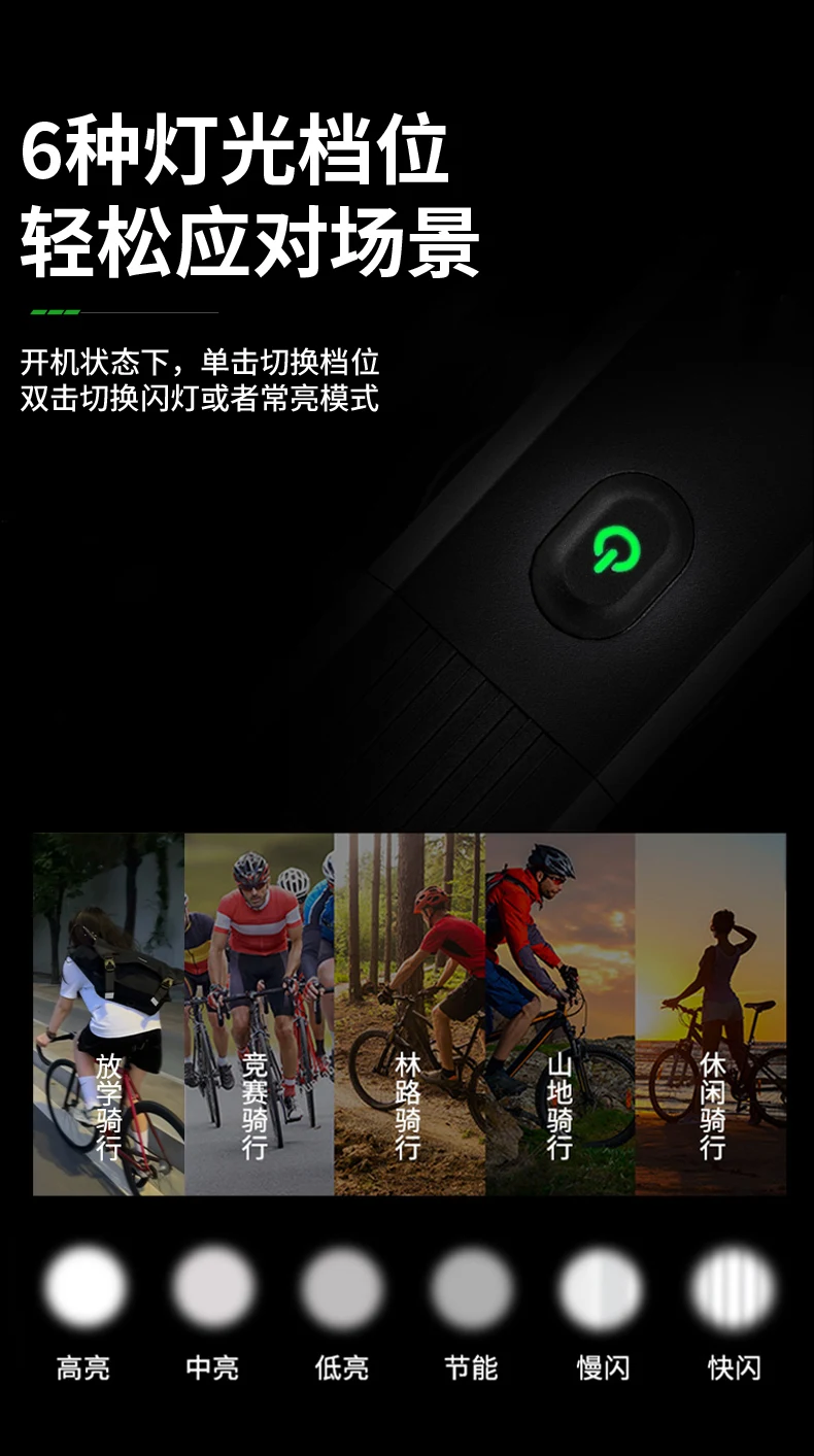 Luce notturna per bicicletta