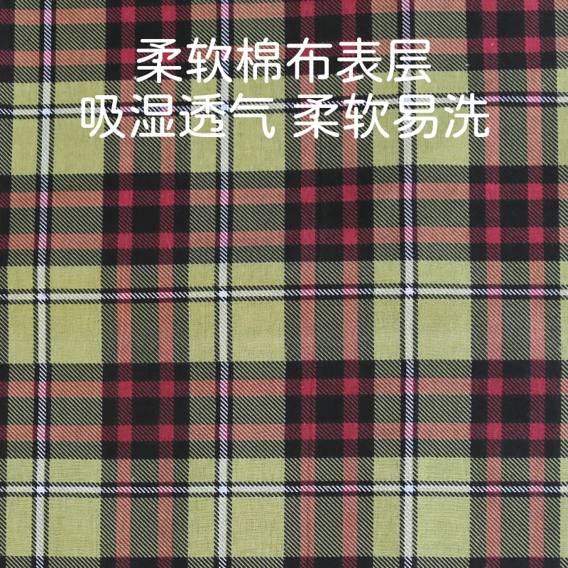 

Double Layer Plaid Style Elderly Bib Waterproof Oil-Proof Adult Bib Eating Apron Large Size Bib