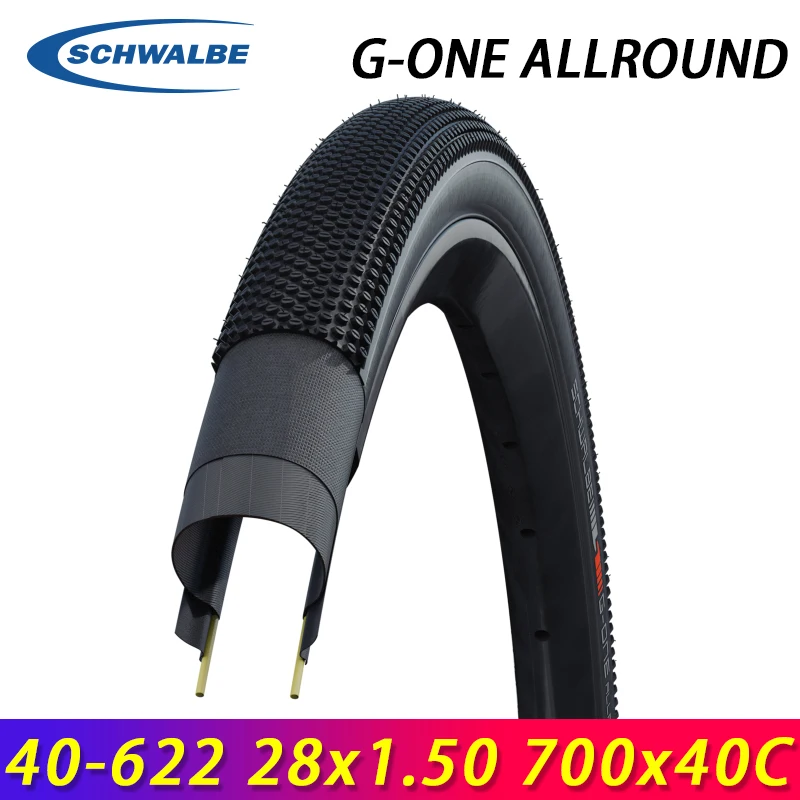 SCHWALBE G-ONE ALLROUND 40-622 28x1.50 700x40C Black Tubeless