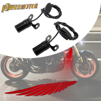Motorcycle Universal LED Angel Wing Projection Lights 2PCS for Harley Honda Yamaha  Decorative Lamp Modified Parts