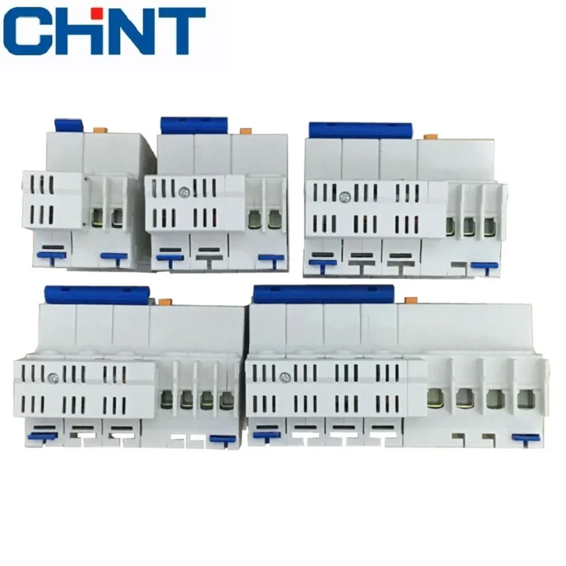 5 шт. CHNT NXBLE-63 Автоматический выключатель остаточного тока RCBO 6KA типа D 2P 30 мА 6A 10A 16A 20A 25A 32A 40A 50A 63A