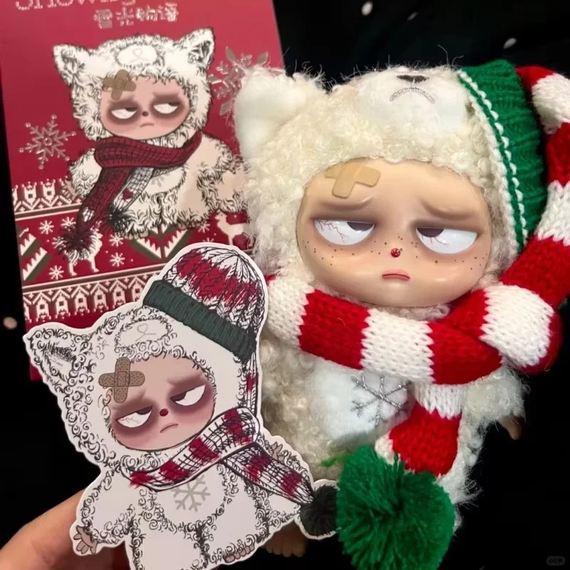 

Новая слепая коробка, оригинальная кукла Grumpipi Insomnia Rampage V2, серия Snow Light Story, загадочная коробка, мягкая игрушка, подвеска, Рождественский подарок