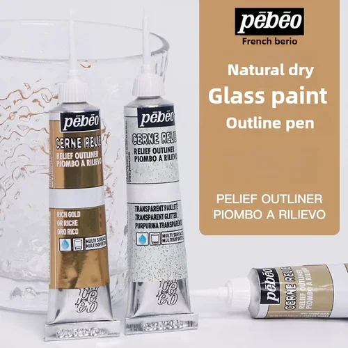 Imagen 2 del producto PEBEO-tubo de pintura acrílica resistente al agua, 20ML, para madera, lienzo, pintura de tela, pigmentos de vidrio, suministros de arte para artistas