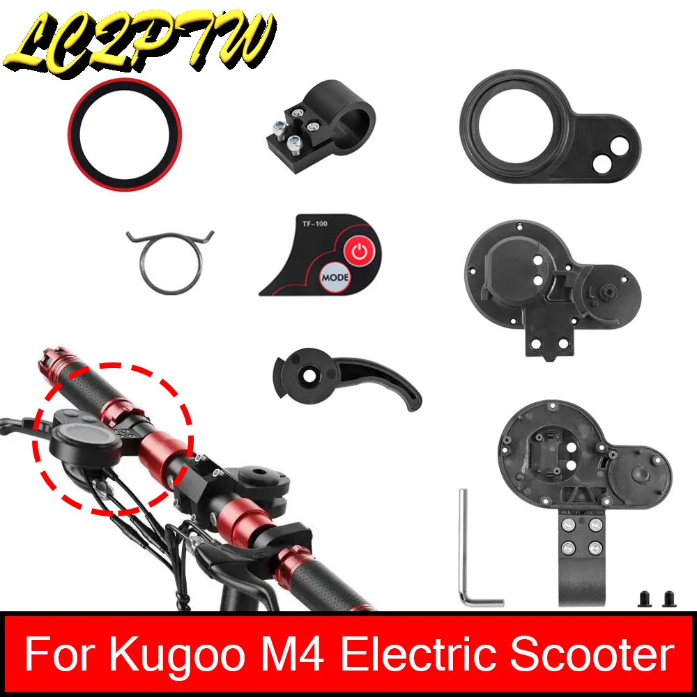 

10 Inch Electric Scooter Display Meter Housing TF-100 for Kugoo M4 /Zero 10x Electric Scooter TF-100 LCD Display Stickers Parts
